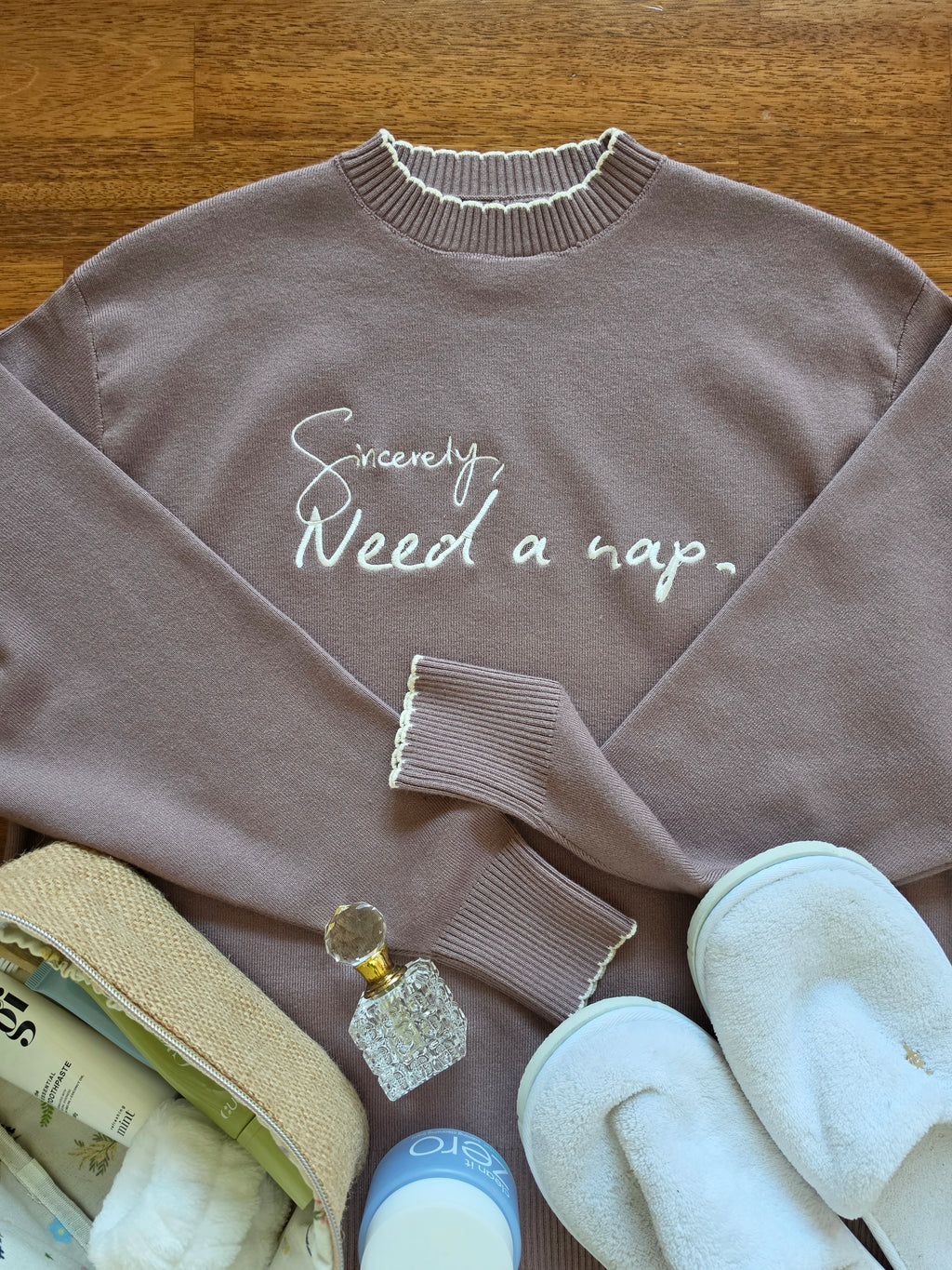 Sincerely, Need a Nap in Khaki